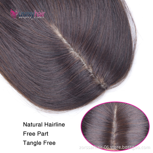 Many Colors Cheap hair toppers for women human hair topper